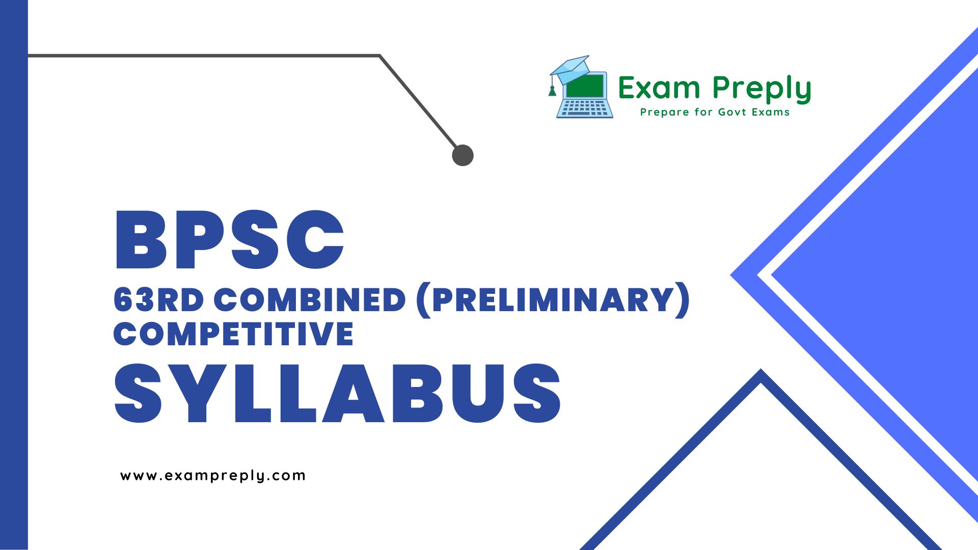 BPSC 63rd Combined Preliminary Competitive Syllabus Exam Pattern