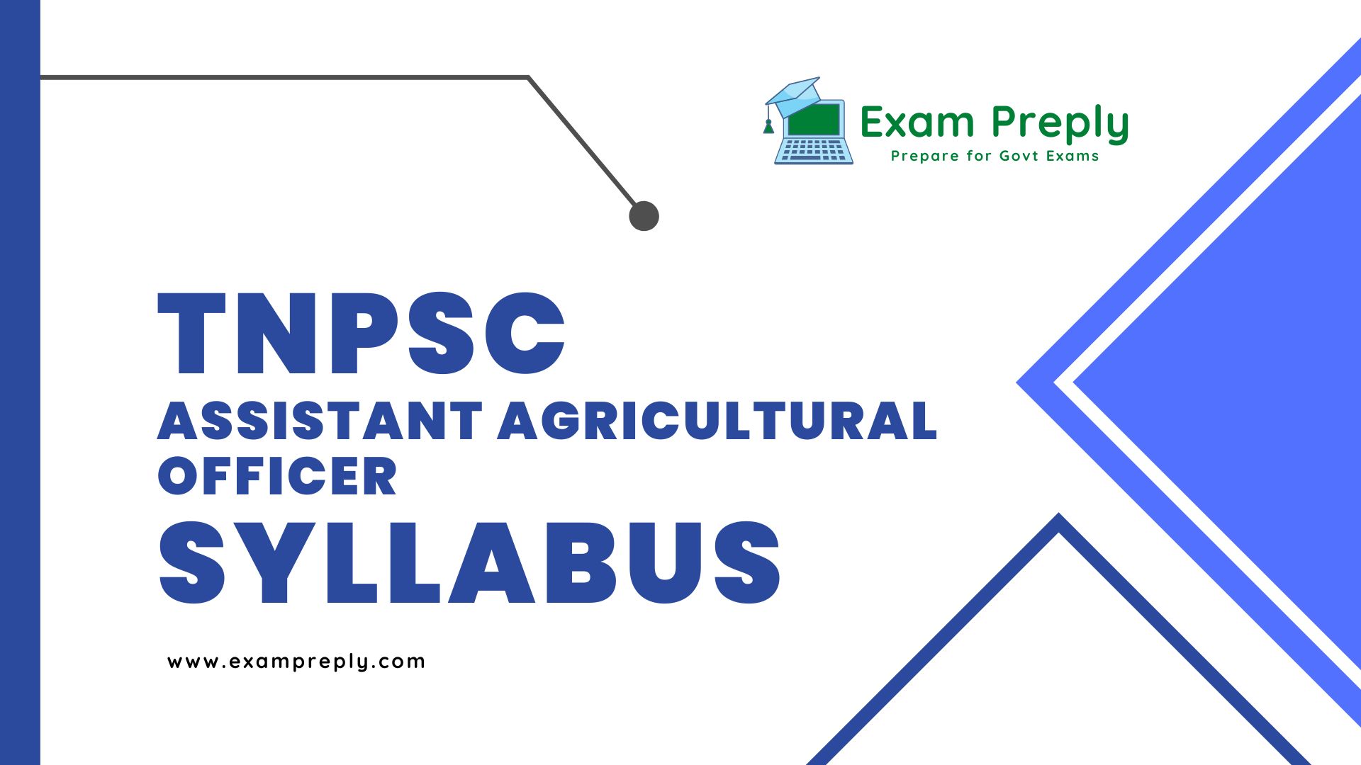 TNPSC Assistant Agricultural Officer AAO Syllabus Exam Pattern