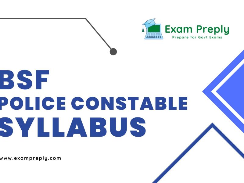 BSF Police Constable Syllabus