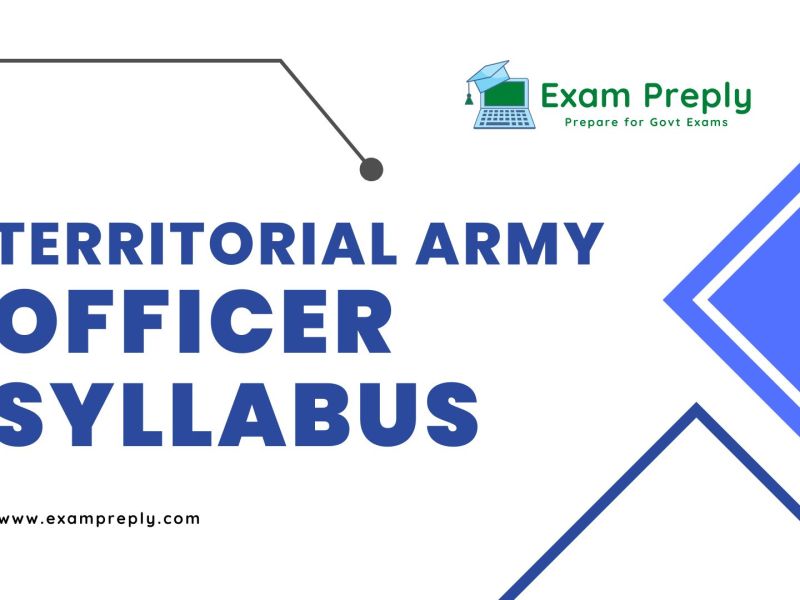 Territorial Army Officer Syllabus