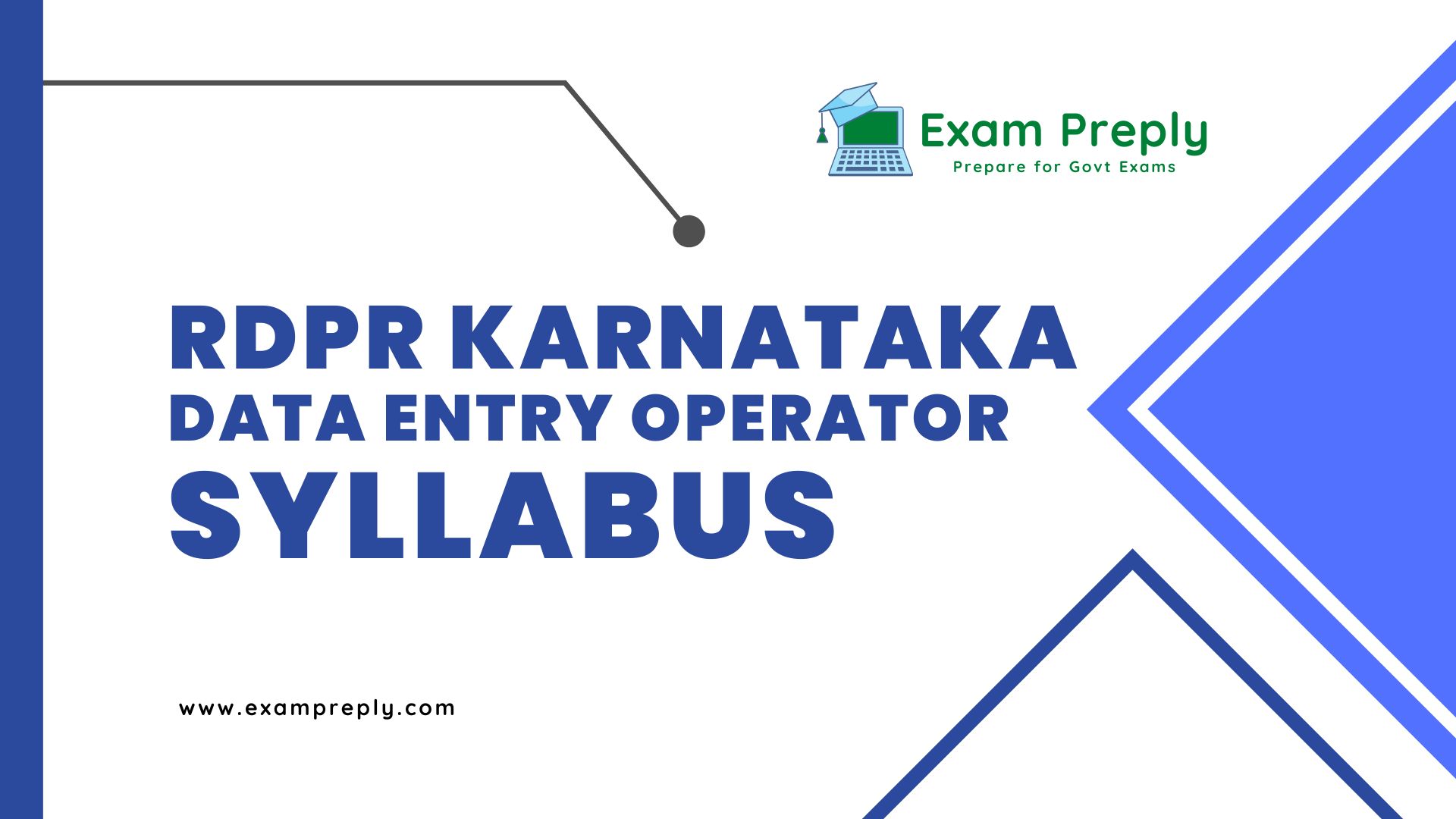 rdpr-karnataka-data-entry-operator-deo-syllabus-exam-pattern-exam