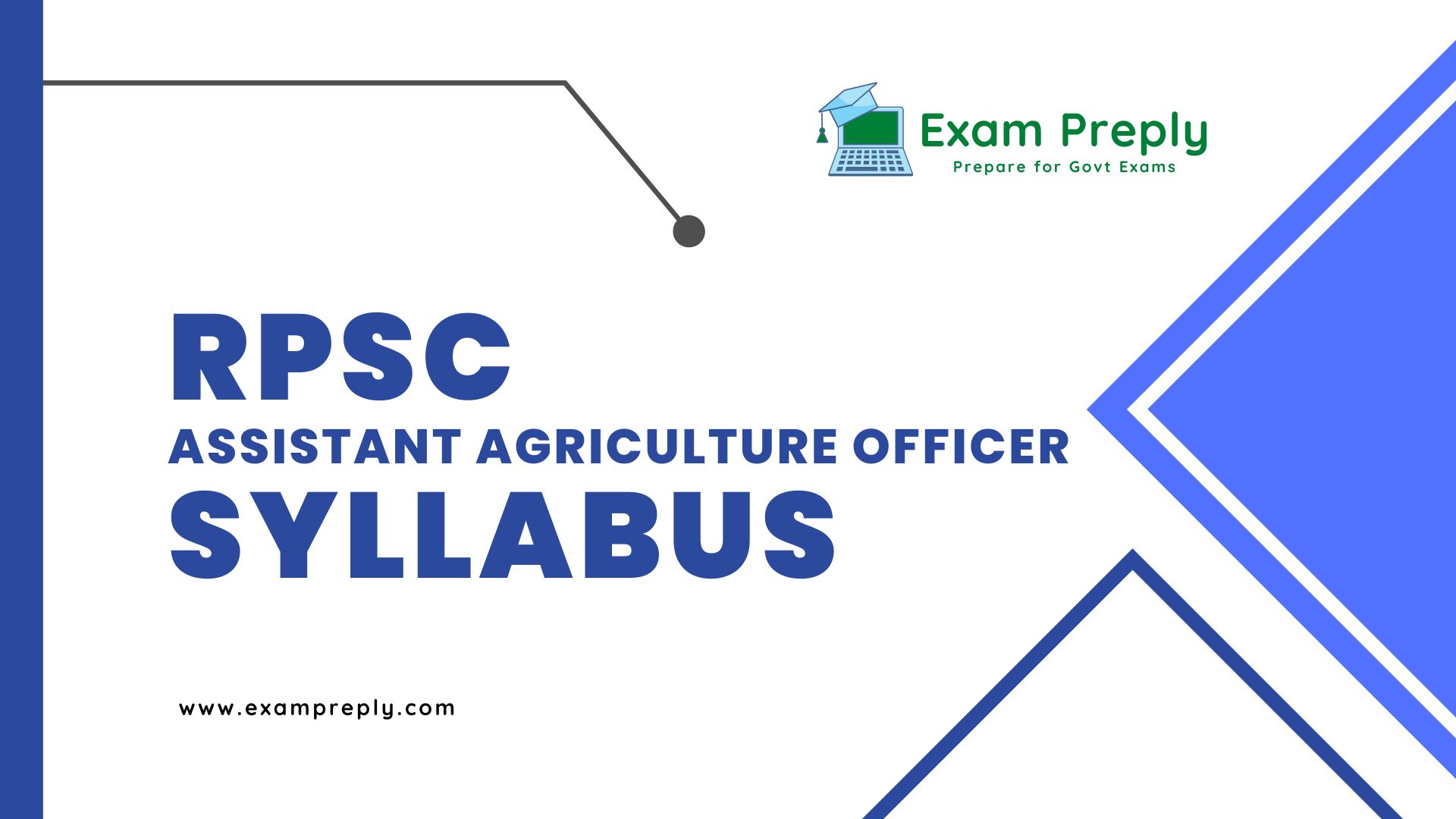 RPSC Assistant Agriculture Officer Syllabus, Exam Pattern - Exam Preply