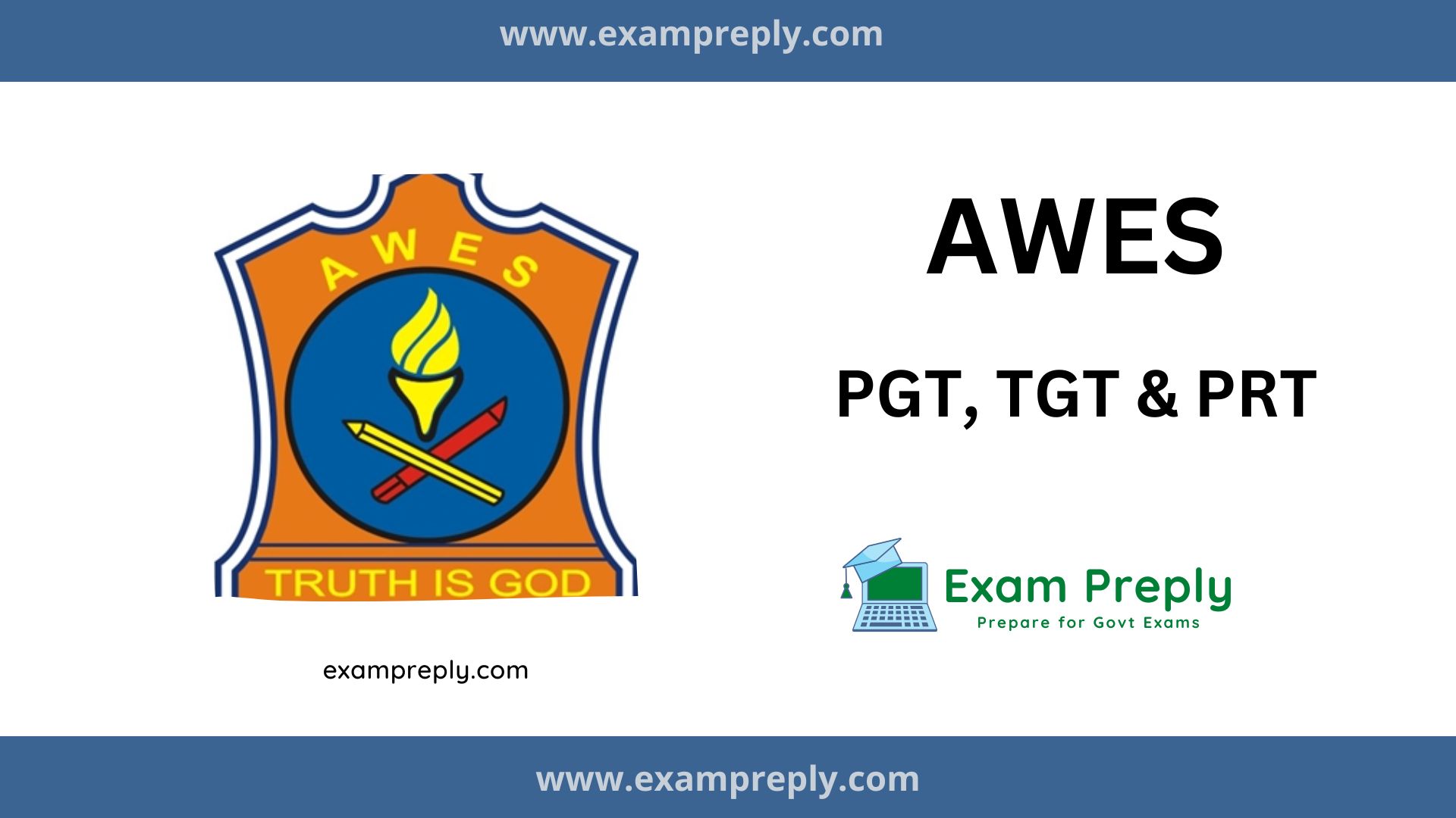 AWES PGT, TGT, PRT Admit Card 2022 – Admit Card Download - Exam Preply